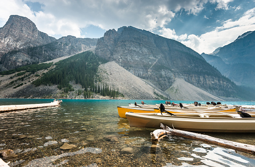 Moraine Lake in Banff National Park - Canada
