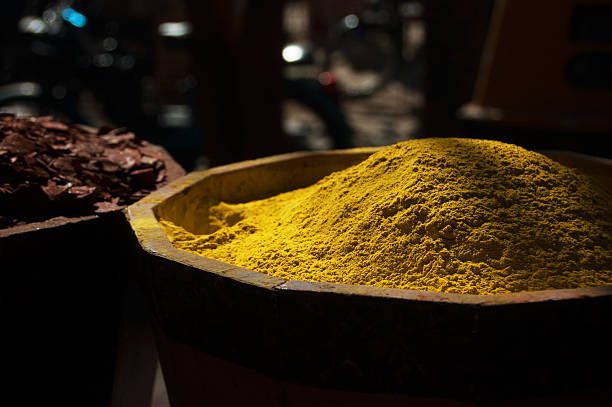 Moroccan spices stock photo