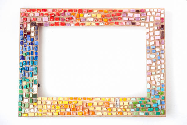 Mosaic craft stock photo