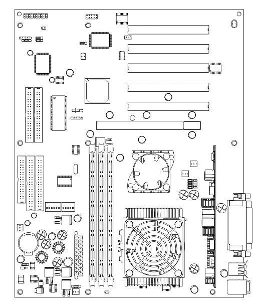 How To Draw A Motherboard