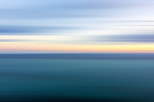 Motion blur sunset background with copy space