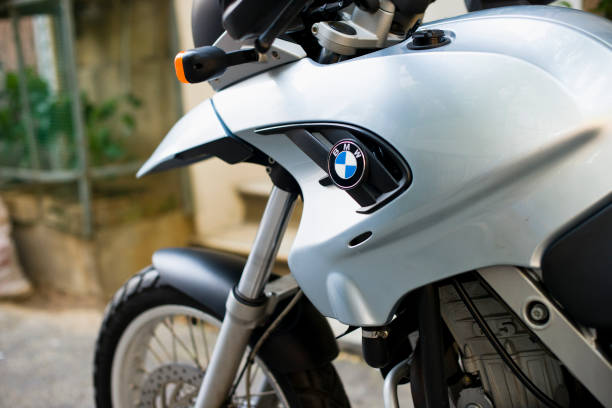BMW F650GS Motorbike stock photo