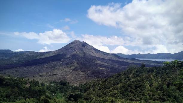 Mount Batur stock photo