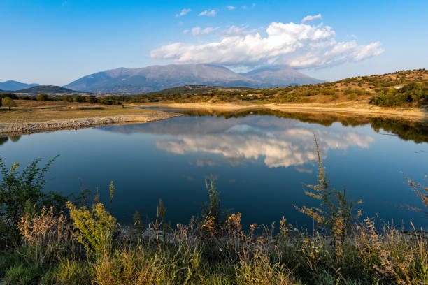 Mount Olympus in Greece stock photo