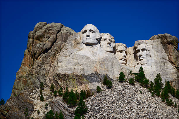 Mount Rushmore stock photo