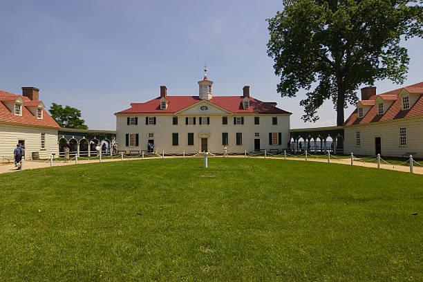Mount Vernon George Washington's estate stock photo