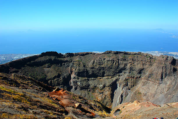 Mount Vesuvius stock photo