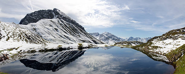 Mountain lake in Vorarlberg Mountain lake in Vorarlberg - Austria lech river stock pictures, royalty-free photos & images