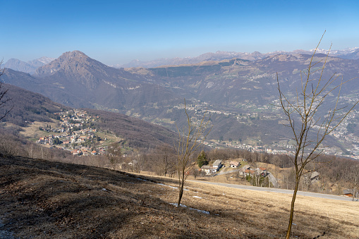 Mountain landscape from Valcava, Lombardy