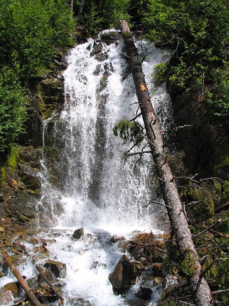Mountain Waterfall stock photo