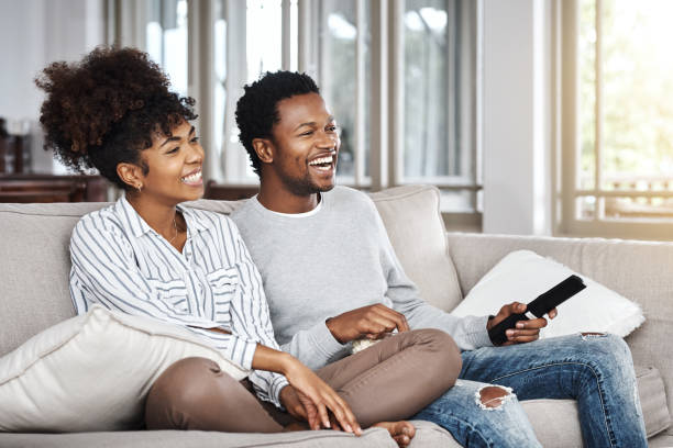 1,561 Black Couple Watching Tv Stock Photos, Pictures & Royalty-Free Images  - iStock