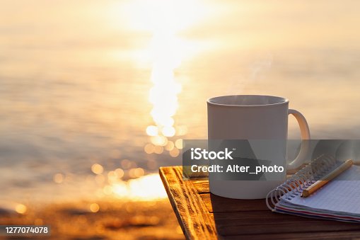 istock mug of coffee on table 1277074078