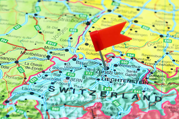 Schweiz Landkarte - Bilder und Stockfotos - iStock