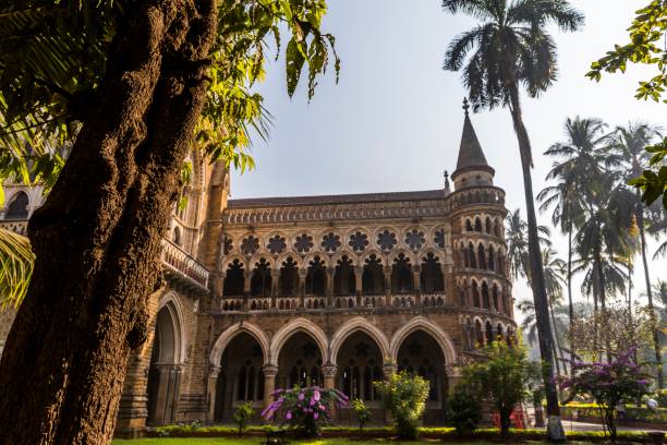 Mumbai University Library Building stock photo