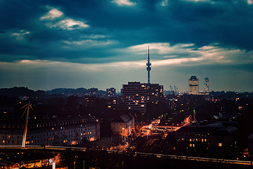 Munich at Twilight Hour