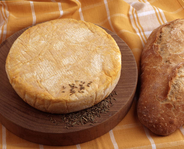 Munster cheese Munster with bread munster france stock pictures, royalty-free photos & images