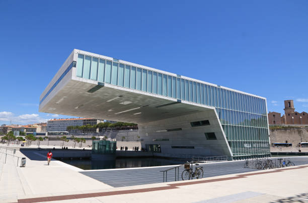 Museum of European and Mediterranean Civilisations (MuCEM) in Merseille, France stock photo