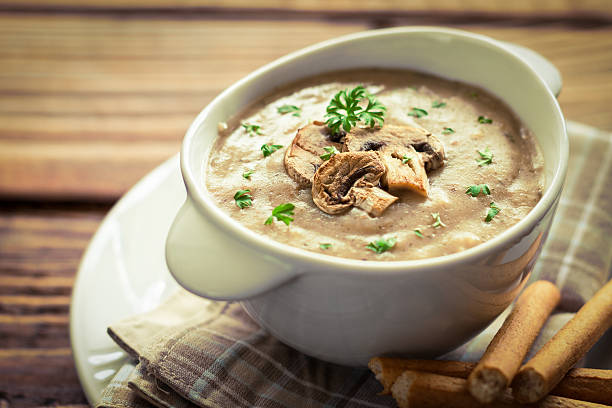 Mushroom Soup stock photo