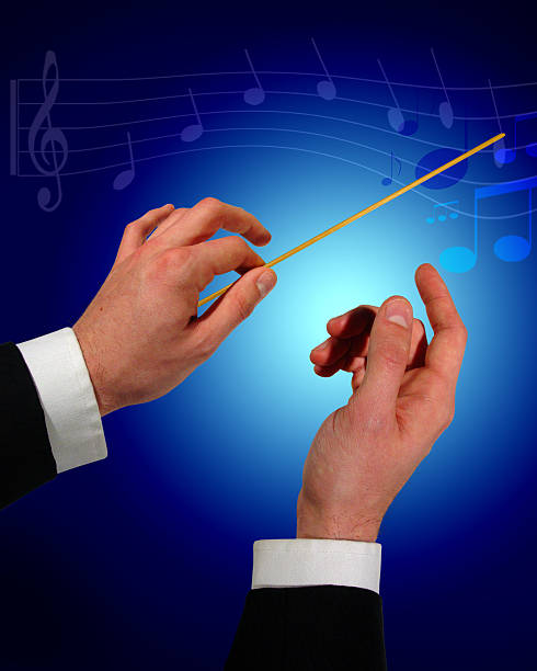 Music Conductor stock photo