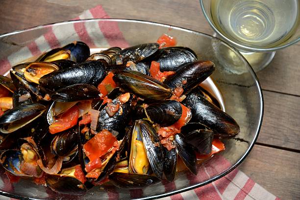 Mussels and Wine