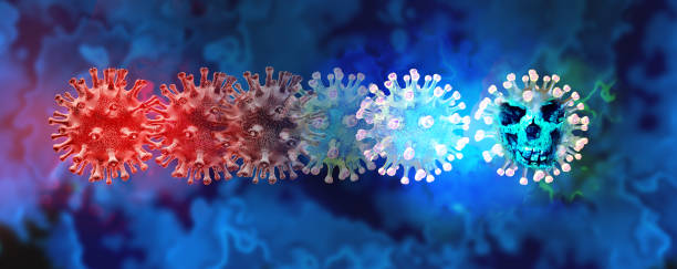 mutasyona uğrayan virüs kavramı - covid variant stok fotoğraflar ve resimler