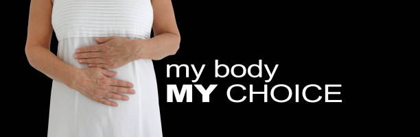 my body my choice-nachrichtenbanner - my body my choice abortion stock-fotos und bilder