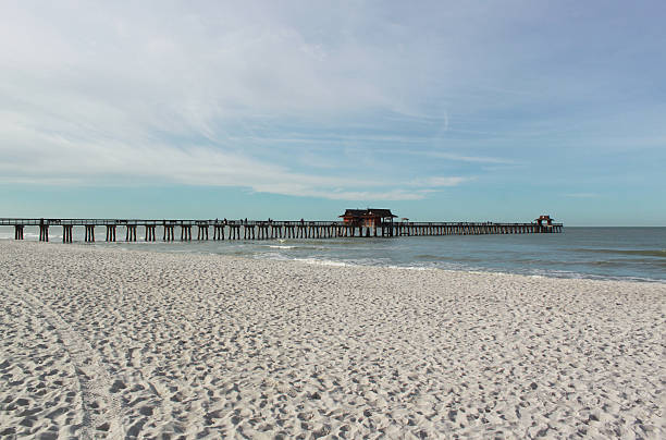 Naples Beach, Florida, USA stock photo