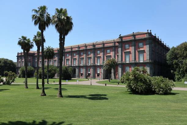Naples - Capodimonte Museum from the Palazzo dei Principi stock photo
