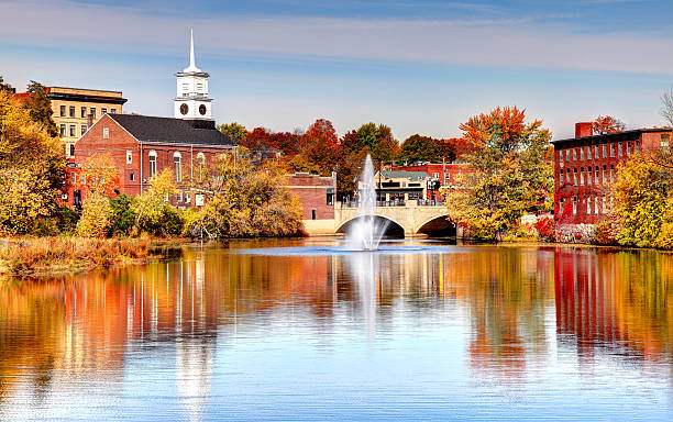 Nashua, New Hampshire Nashua is a city in Hillsborough County, New Hampshire and is the second largest city in the state  new hampshire stock pictures, royalty-free photos & images