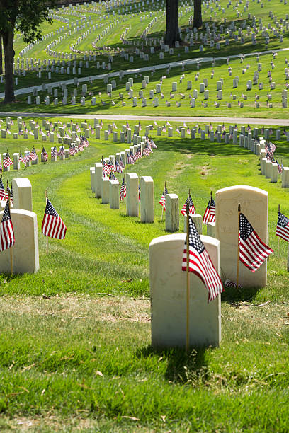 National Cemetery stock photo