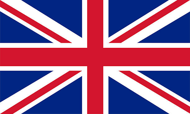 national flag of the united kingdom - english flag bildbanksfoton och bilder