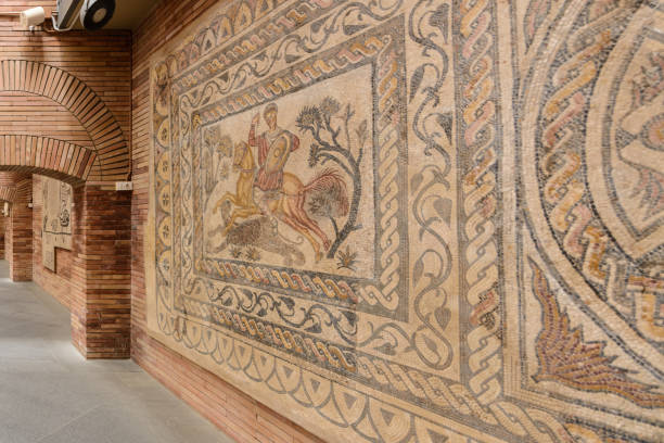 National Museum of Roman Art stock photo