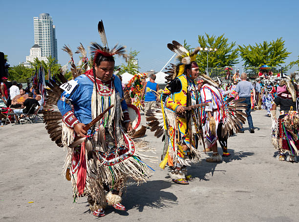 Native American Dancers stock photo
