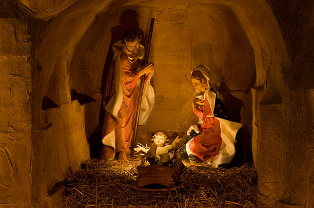 Nativity scene - Presepio stock photo