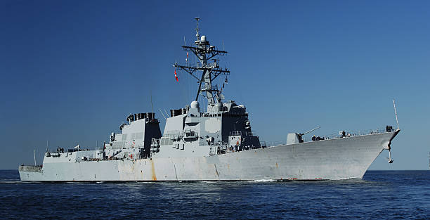 Naval Destroyer  destroyer stock pictures, royalty-free photos & images