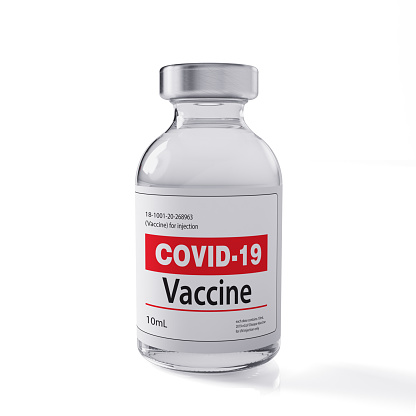 2019 nCoV Covid-19 CoronaVirus Vaccine Concept. Clipping paths are included. 3d Render