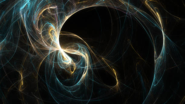 Nebula Background Abstract fractal background. black hole space stock pictures, royalty-free photos & images