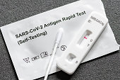 istock Negative Covid-19 antigen test kit 1351650914