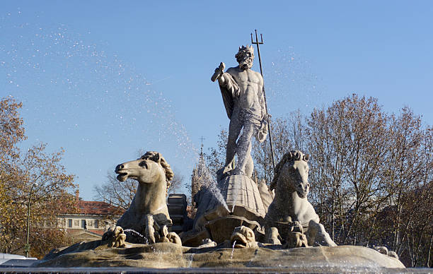Neptune Fountain  neptune roman god stock pictures, royalty-free photos & images