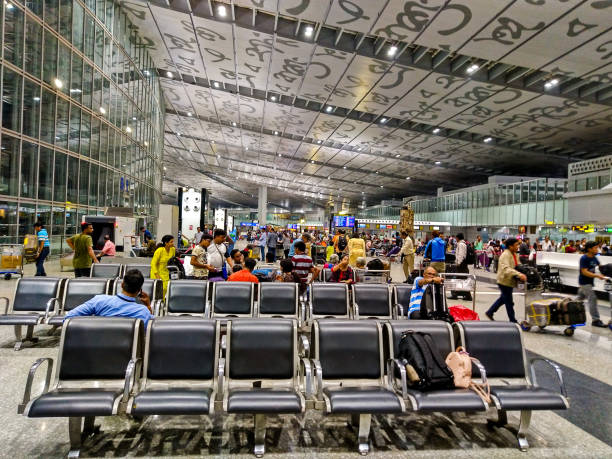 Netaji Subash Chandra Bose International Airport Kolkata India stock photo