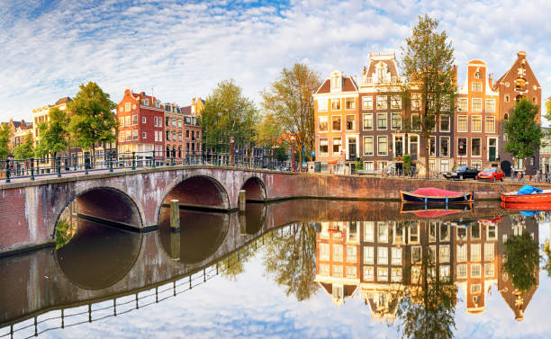 Netherlands, Amsterdam at day stock photo