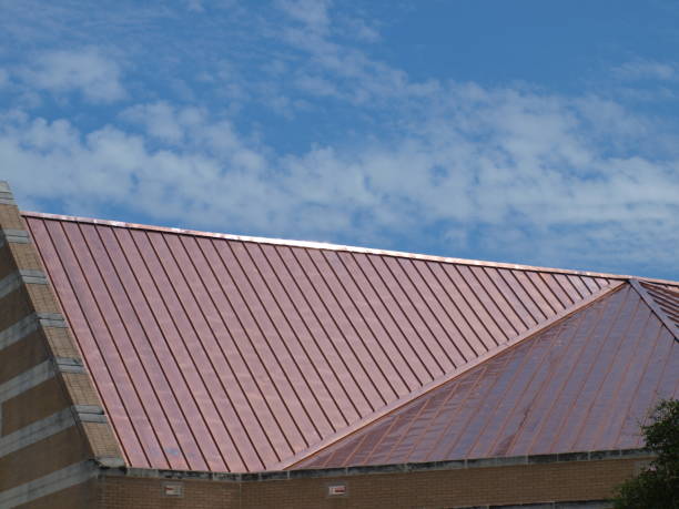 New Copper Roof stock photo
