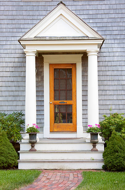 New England Doorway stock photo