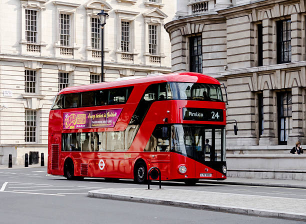 New London Bus stock photo