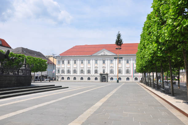 New Town Hall in Klagenfurt, Austria stock photo
