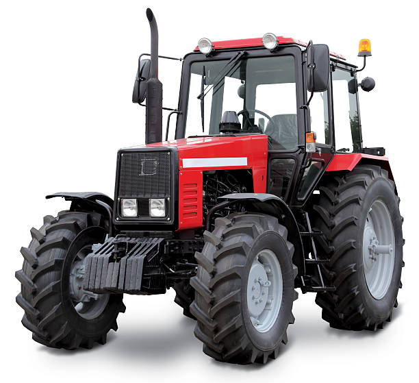 New tractor stock photo