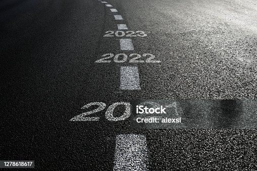 istock New year 2021 road start 1278618617