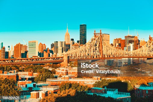 istock New York, Queensborough Bridge  across the East River between the Manhattan and  Long Island City in the borough of Queens. 1184104421
