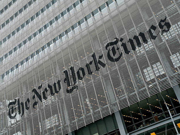 New York Times Building stock photo