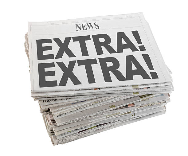newspaper extra news incentive stock pictures, royalty-free photos & images